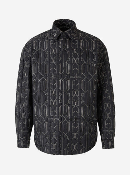 Palm Angels Chaqueta Técnica Bordada color Negro sku 721-000108 01 - Foto 2