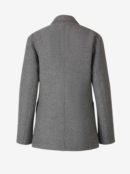 Totême Blazer Lana Jaspeada color Gris Claro sku 741-002041 01 - Foto 2