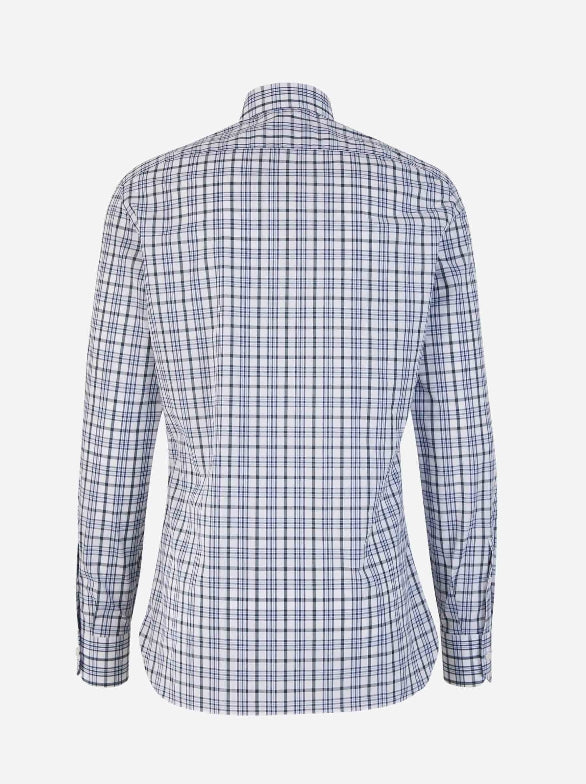 Isaia Camisa Motivo Cuadros color Azul Cielo sku 531-006010 01 - Foto 1