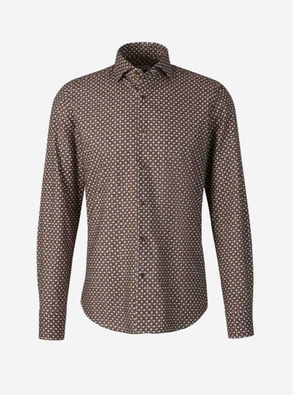 Santa Eulalia Camisa Algodón Pata de Gallo color Marron sku 531-006111 01 - Foto 1