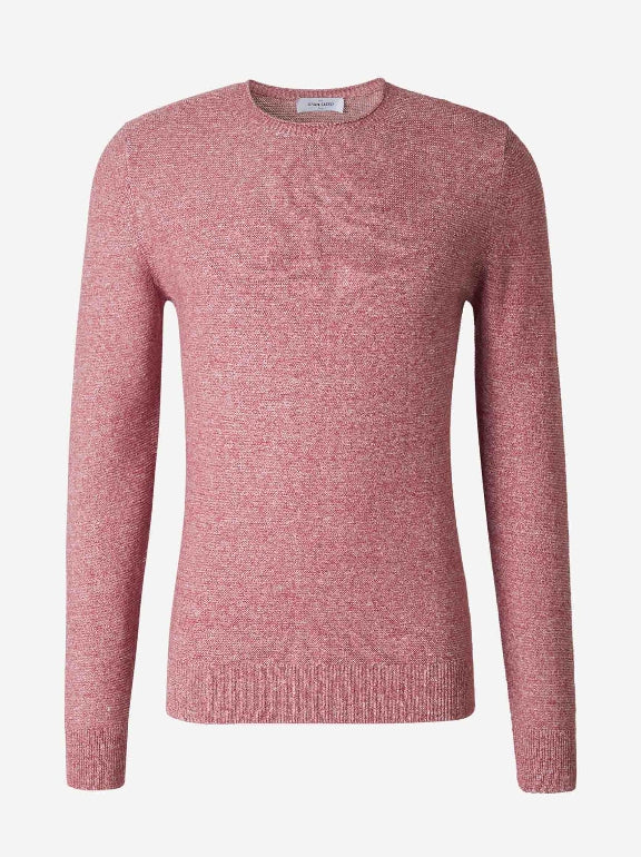Gran Sasso Jersey Básico Jaspeado color Rojo Cereza sku 542-002065 01 - Foto 1