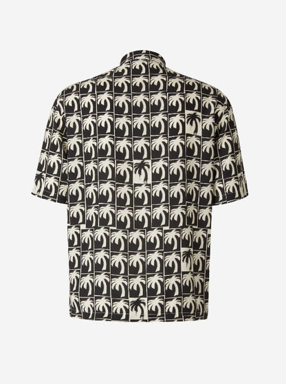 Palm Angels Camisa Gráfico Palmeras color Negro sku 532-000496 01 - Foto 2