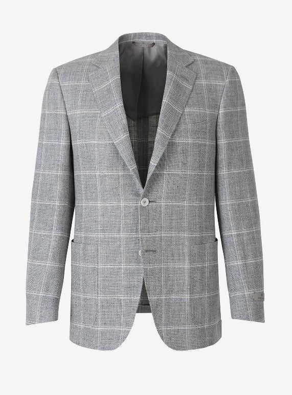 Canali Americana Recta Cuadros color Gris Piedra sku 302-002921 01 - Foto 2