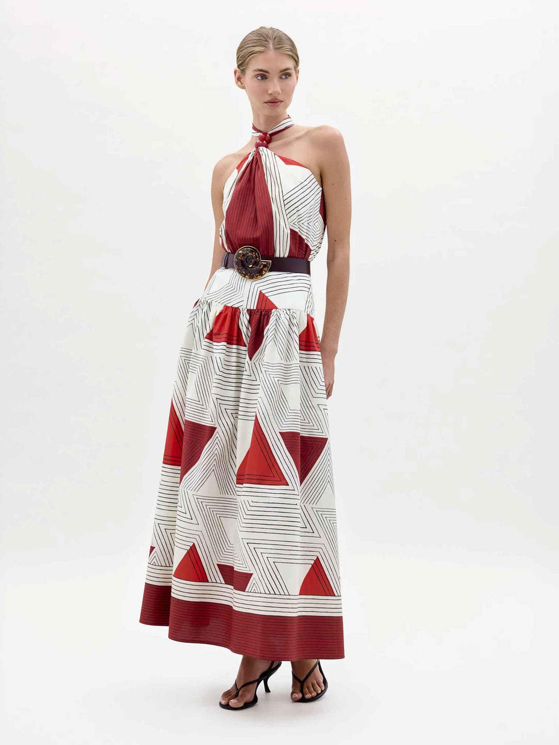 Outlet online Silvia Tcherassi Mujer Vestido Maxi Lana color Multicolor sku 732-001671 01 - Foto 2