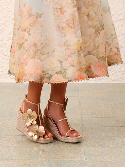 Outlet online Zimmermann Mujer Sandalias Orchid 110 color Beige sku 800-005603 01 - Foto 2