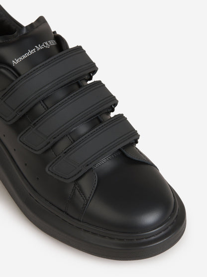 Outlet online Alexander McQueen Hombre Sneakers Larry Piel color Negro sku 616-002635 01 - Foto 5