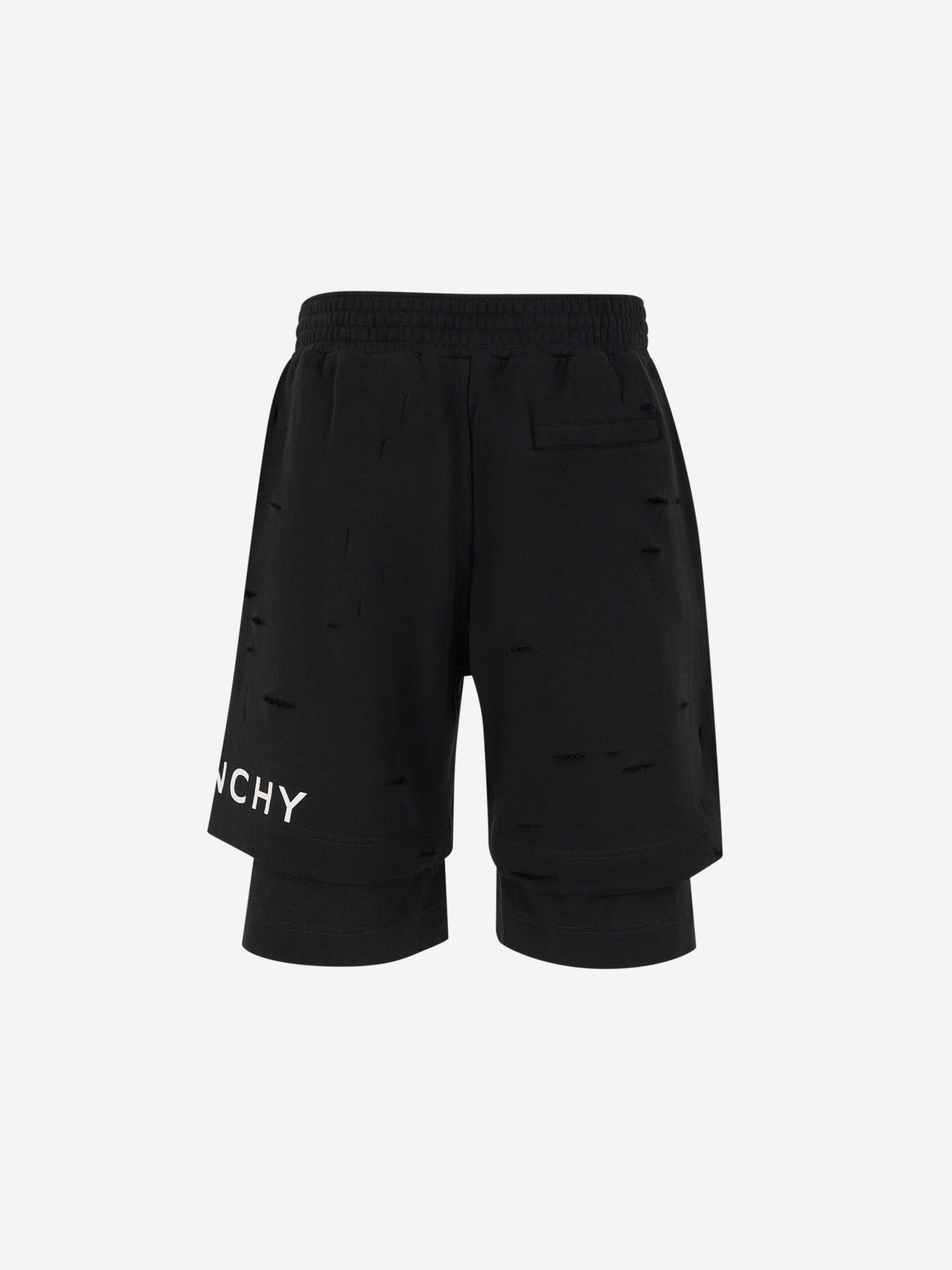 Givenchy Bermudas Algodón Logo color Negro sku 523-000928 01 - Foto 3