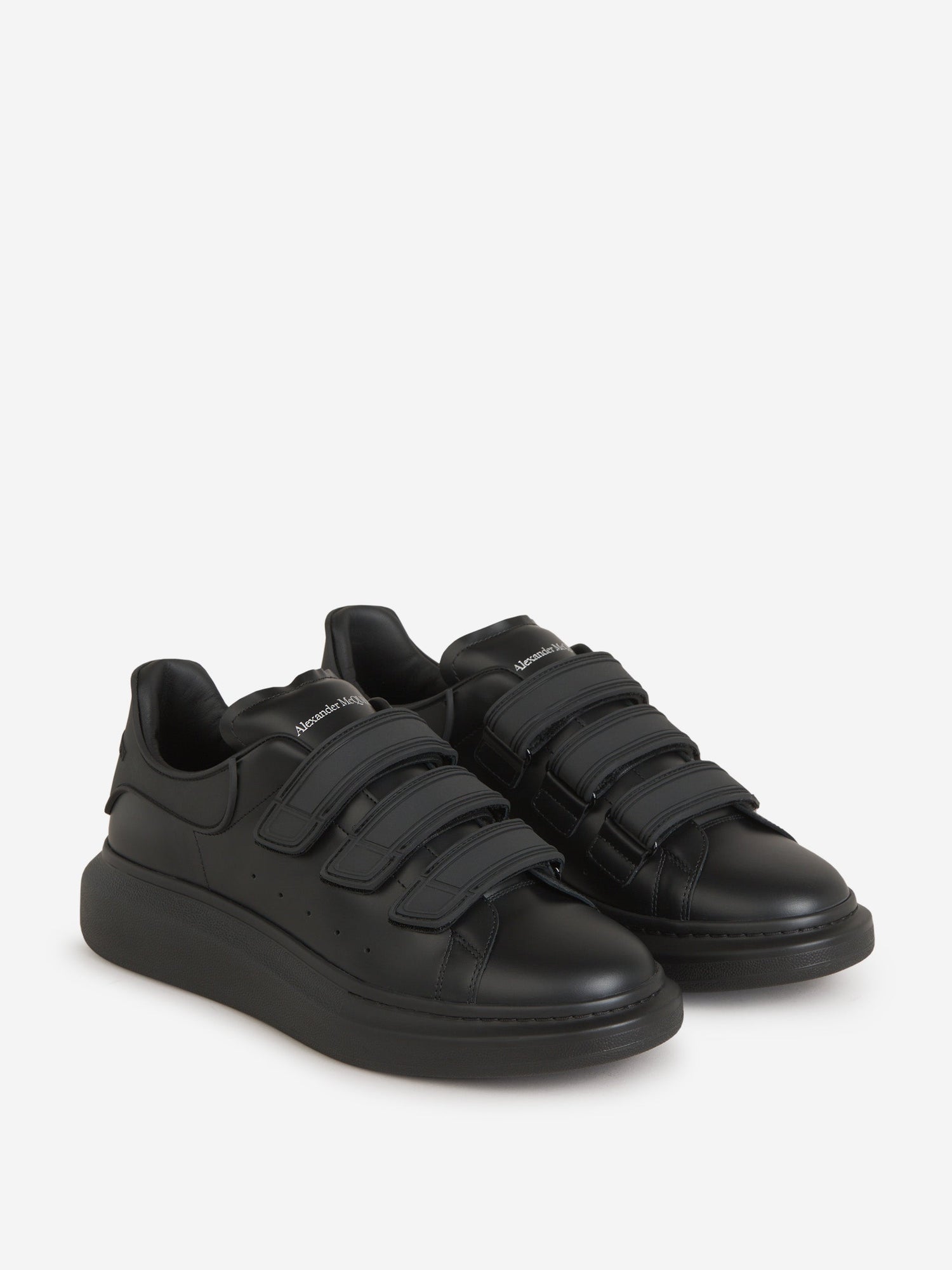Outlet online Alexander McQueen Hombre Sneakers Larry Piel color Negro sku 616-002635 01 - Foto 2