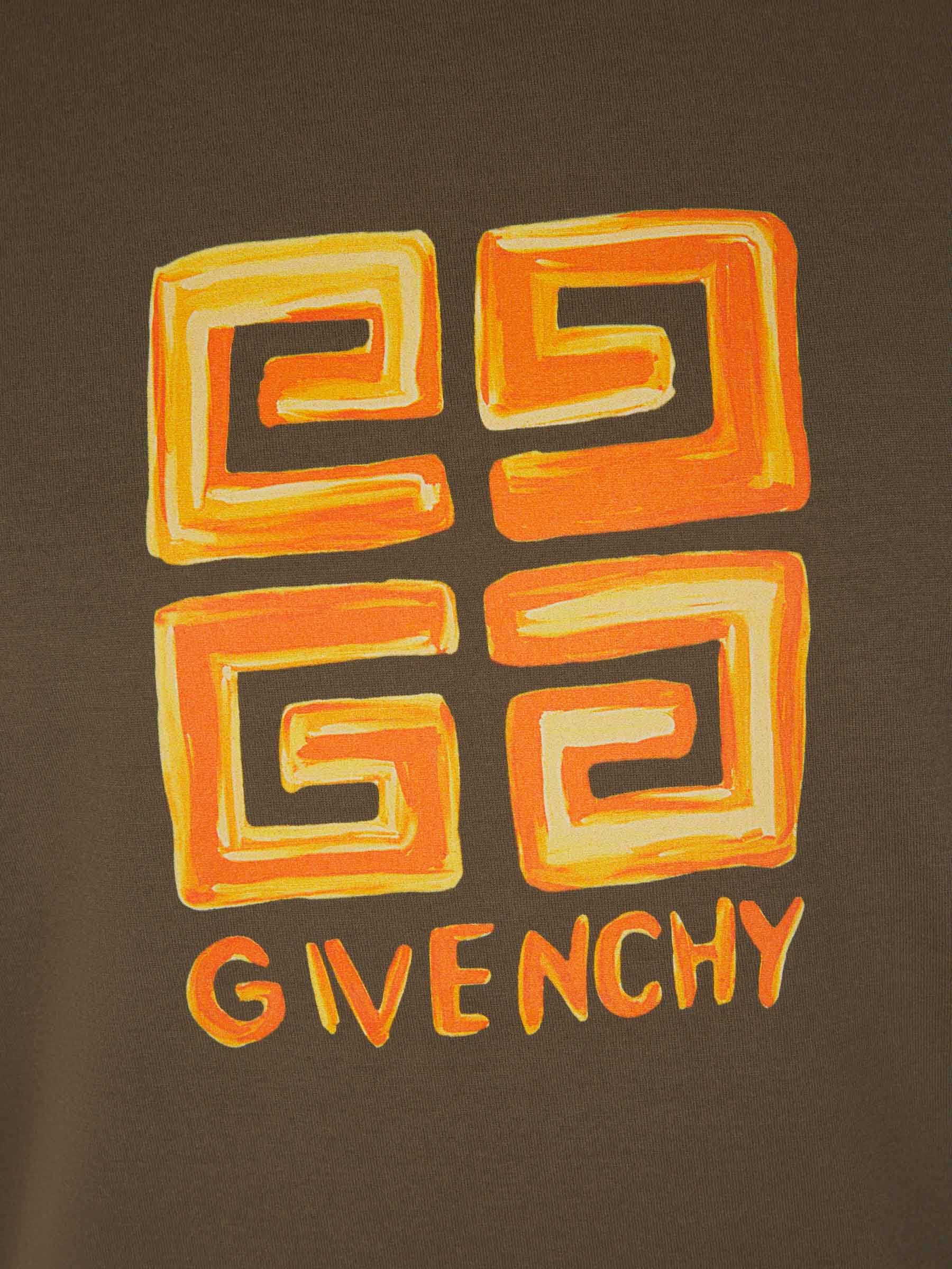 Givenchy Camiseta Logo Algodón color Verde Militar sku 553-003430 02 - Foto 4
