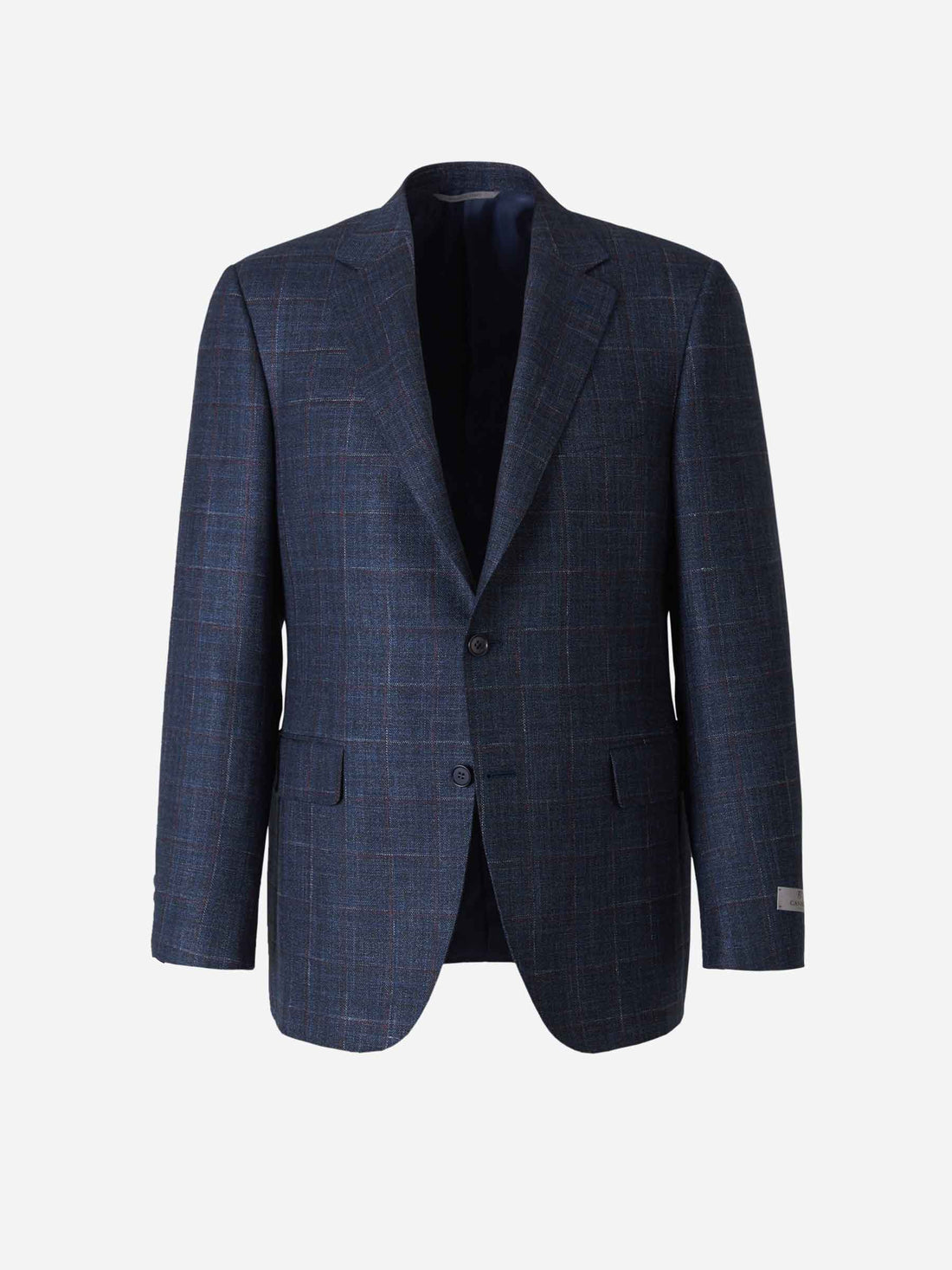 Canali Americana Motivo Cuadros color Azul Noche sku 302-003161 02 - Foto 1