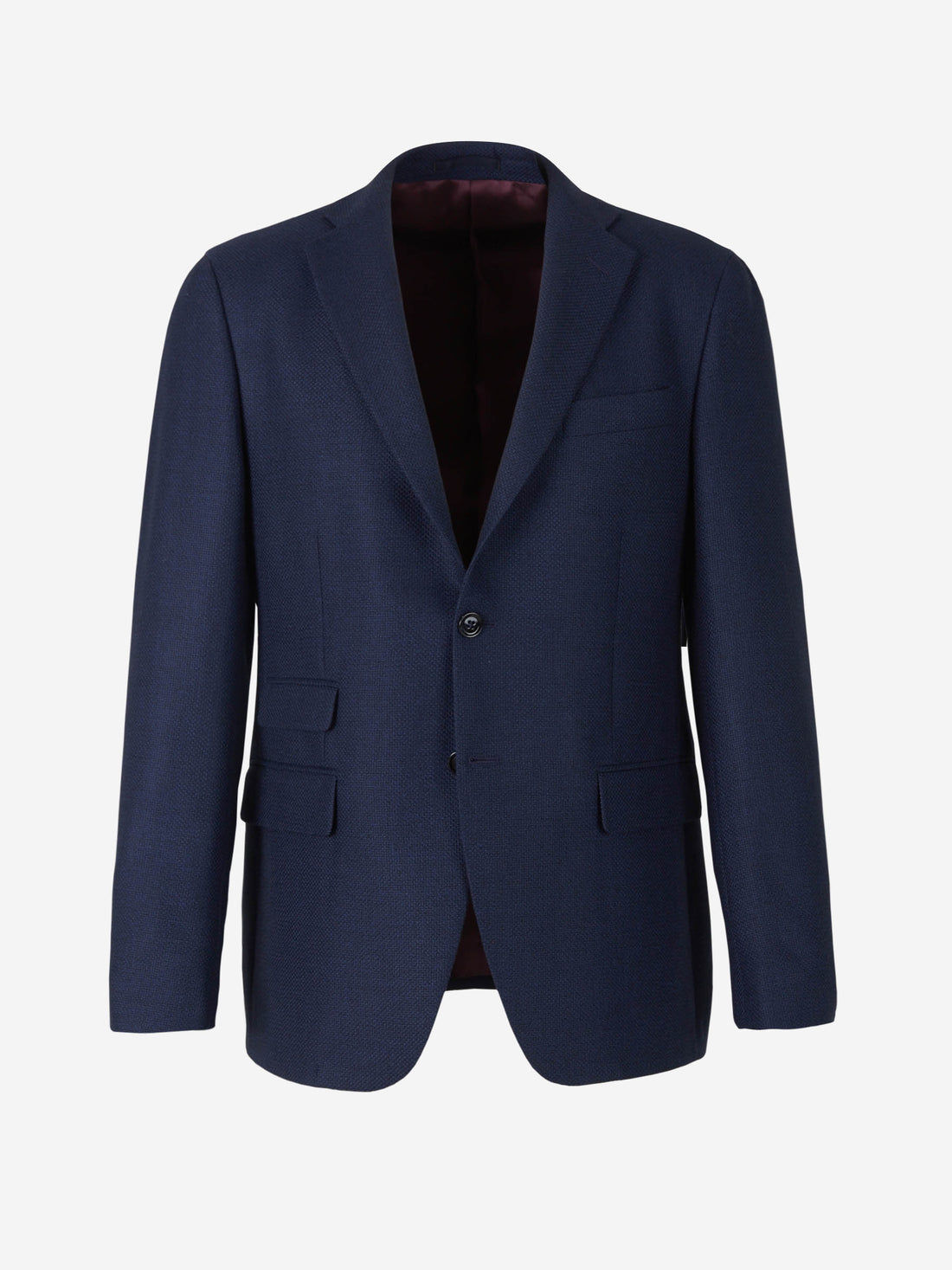 Scabal Americana Texturizada Lana color Azul Noche sku 302-003256 01 - Foto 1