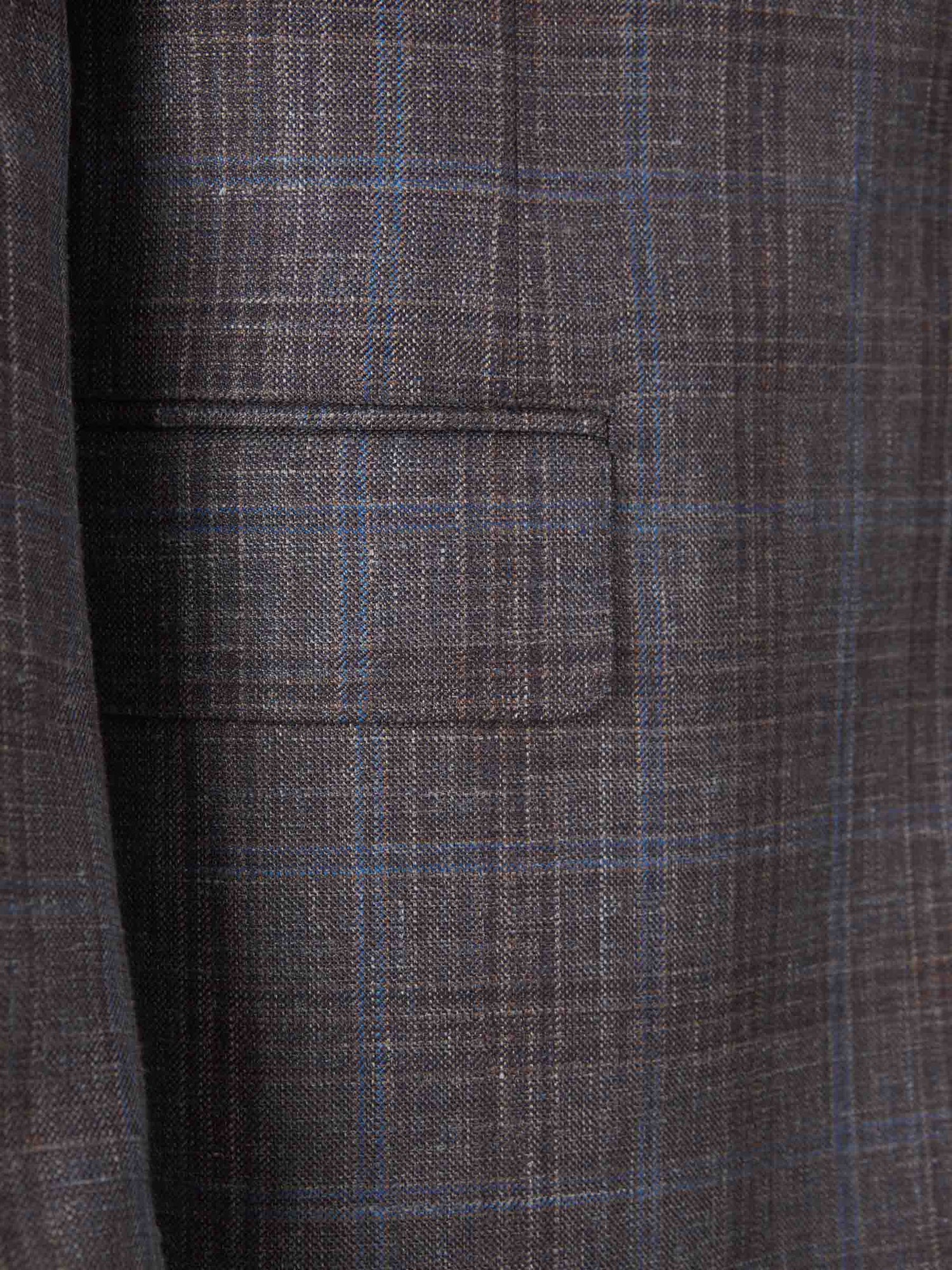 Canali Americana Lana Y Seda color Gris Oscuro sku 302-003323 01 - Foto 4