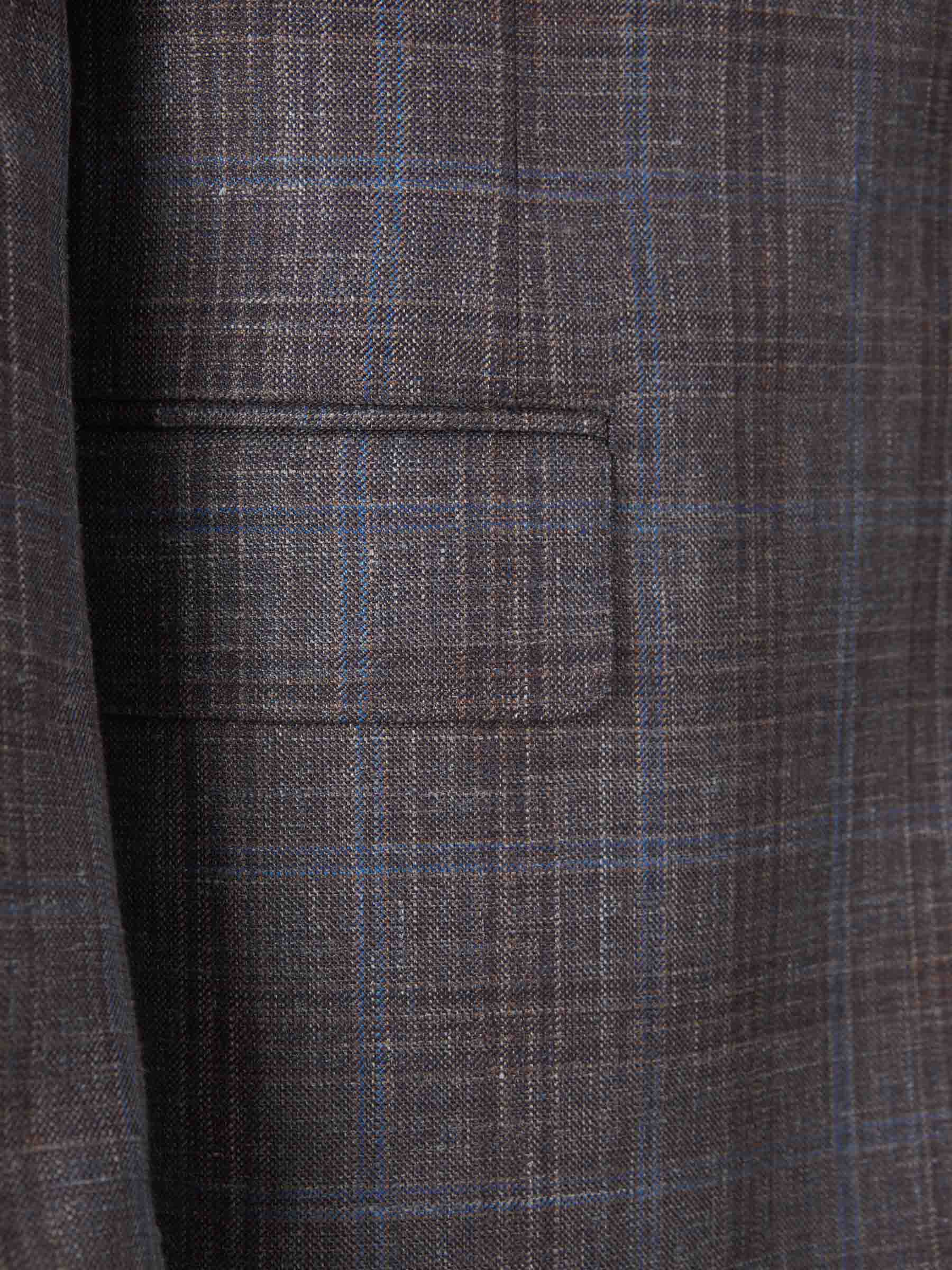 Canali Americana Lana Y Seda color Gris Oscuro sku 302-003323 01 - Foto 4