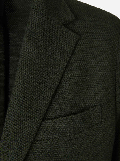 Harris Wharf Americana Lana Y Algodón color Verde Oscuro sku 302-003337 02 - Foto 3
