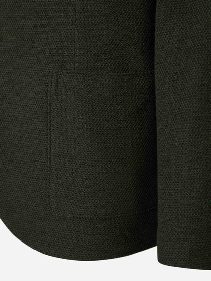 Harris Wharf Americana Lana Y Algodón color Verde Oscuro sku 302-003337 02 - Foto 4