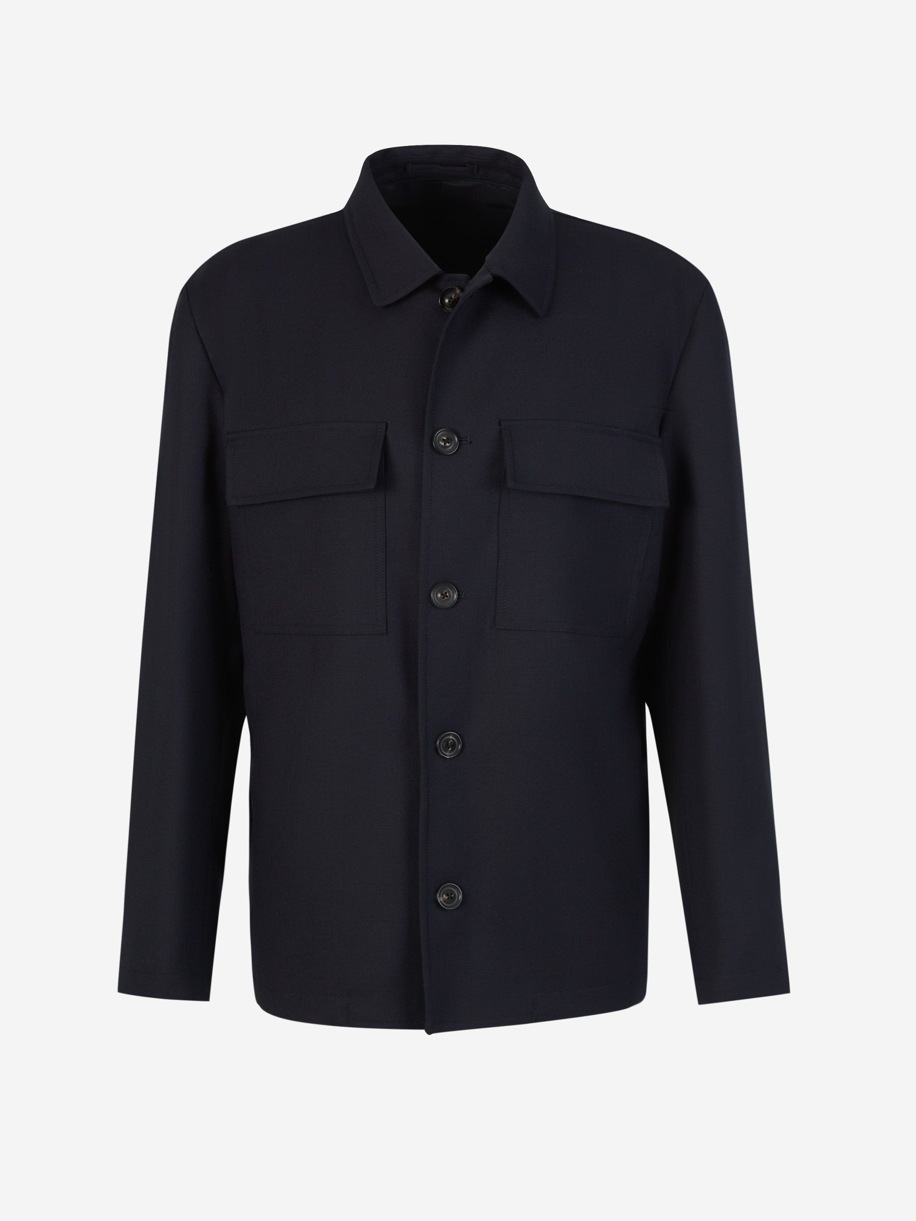 Lardini Chaqueta Camisera Attitude color Azul Marino sku 302-003346 02 - Foto 1