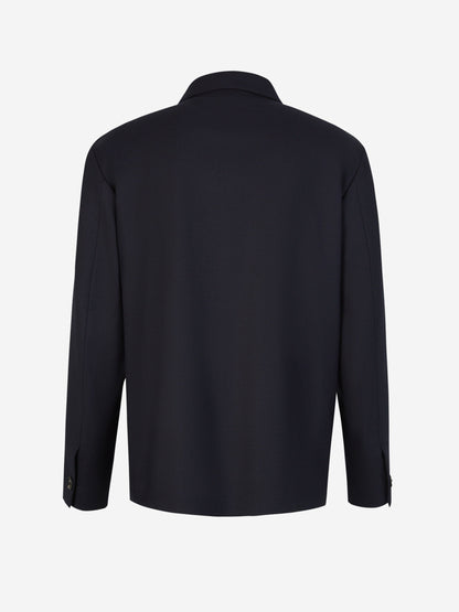 Lardini Chaqueta Camisera Attitude color Azul Marino sku 302-003346 02 - Foto 2