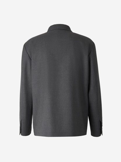Lardini Chaqueta Camisera Attitude color Gris Oscuro sku 302-003346 03 - Foto 1