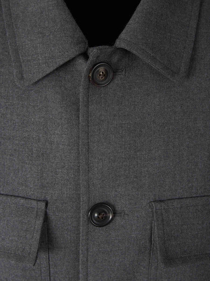 Lardini Chaqueta Camisera Attitude color Gris Oscuro sku 302-003346 03 - Foto 2