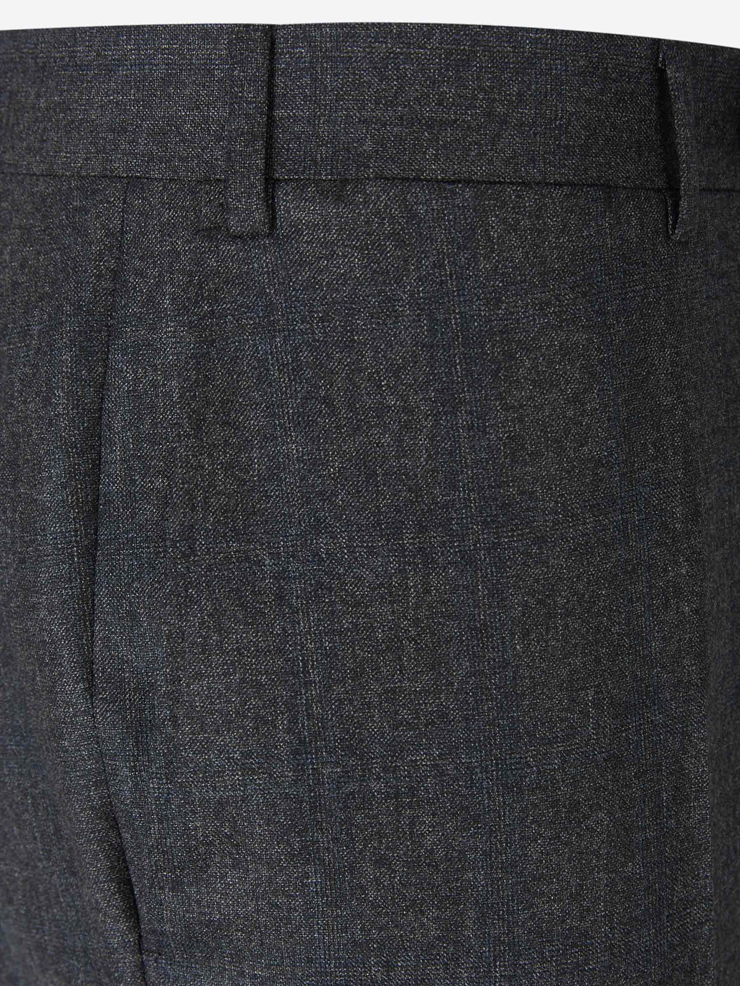 Canali Traje con motivo de micro-punto y cuadros color Gris Oscuro sku 312-002567 01 - Foto 8