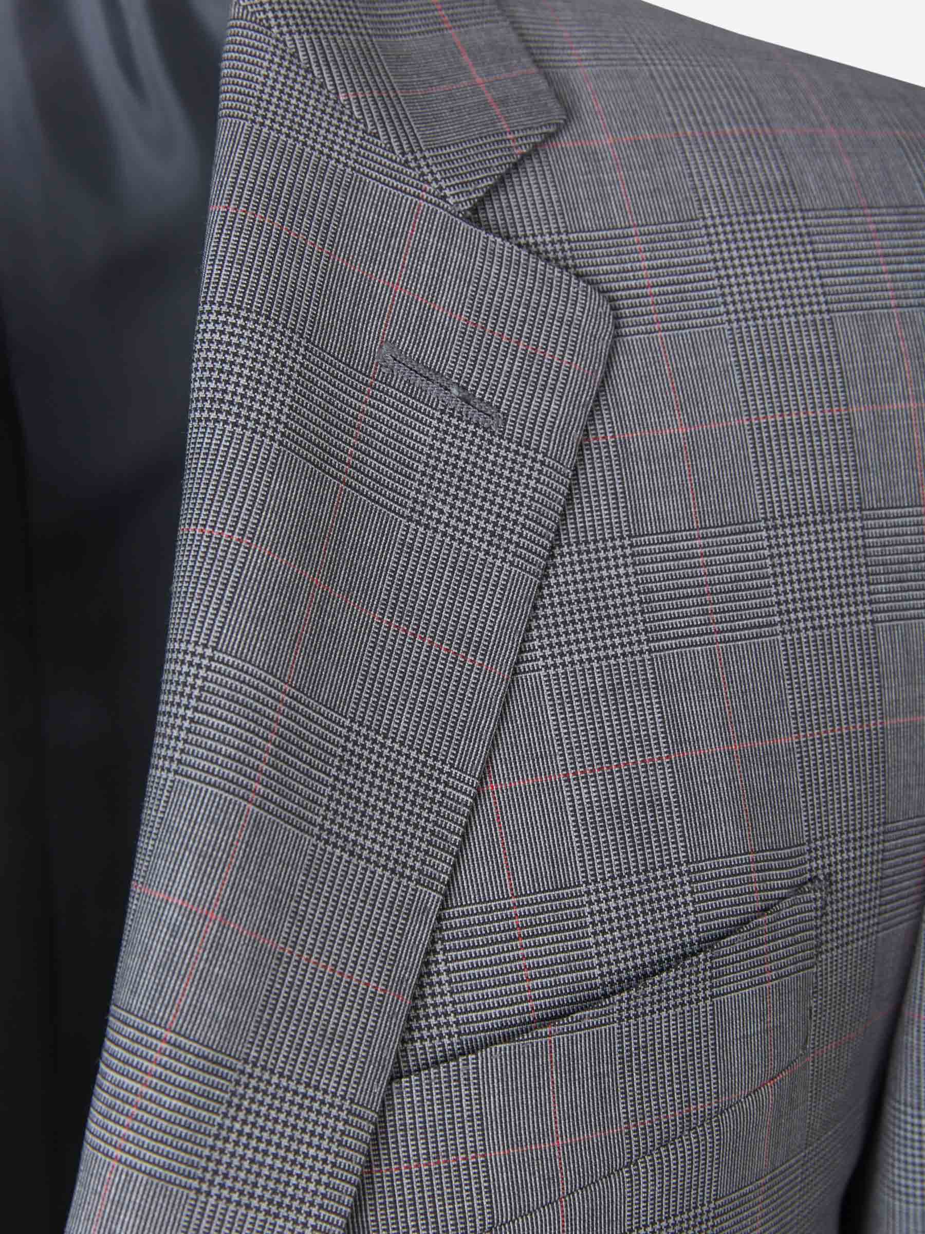 Canali Traje Príncipe De Gales color Gris Claro sku 312-002649 01 - Foto 2