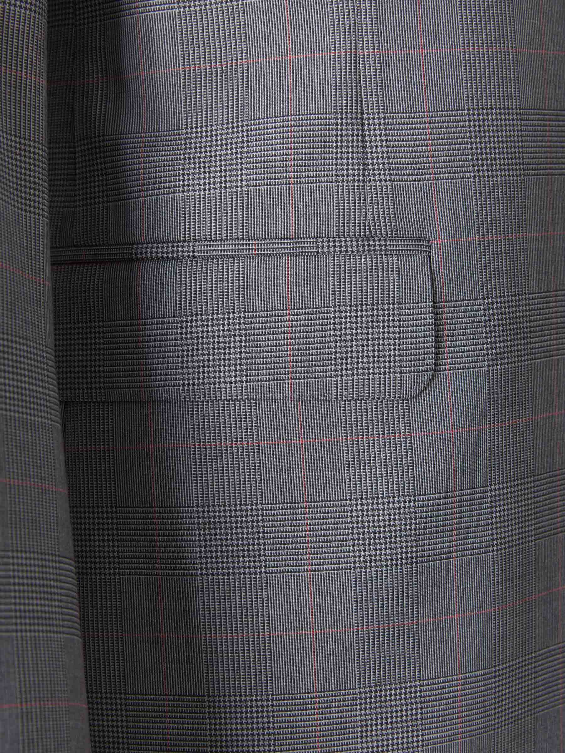 Canali Traje Príncipe De Gales color Gris Claro sku 312-002649 01 - Foto 3