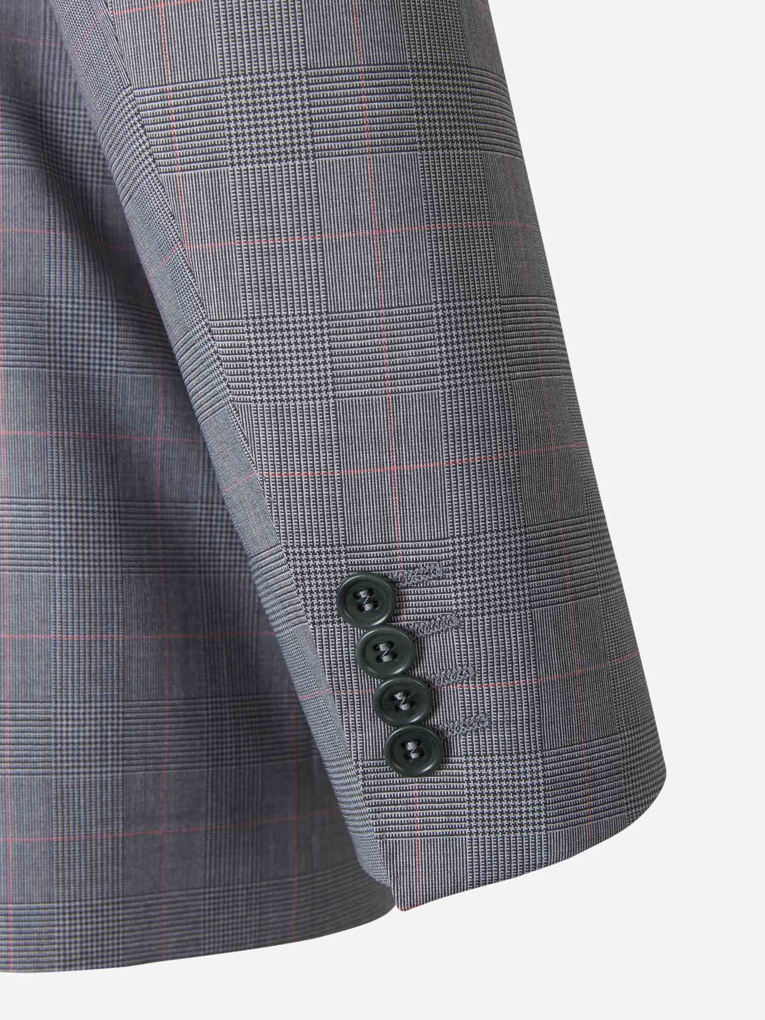 Canali Traje Príncipe De Gales color Gris Claro sku 312-002649 01 - Foto 4