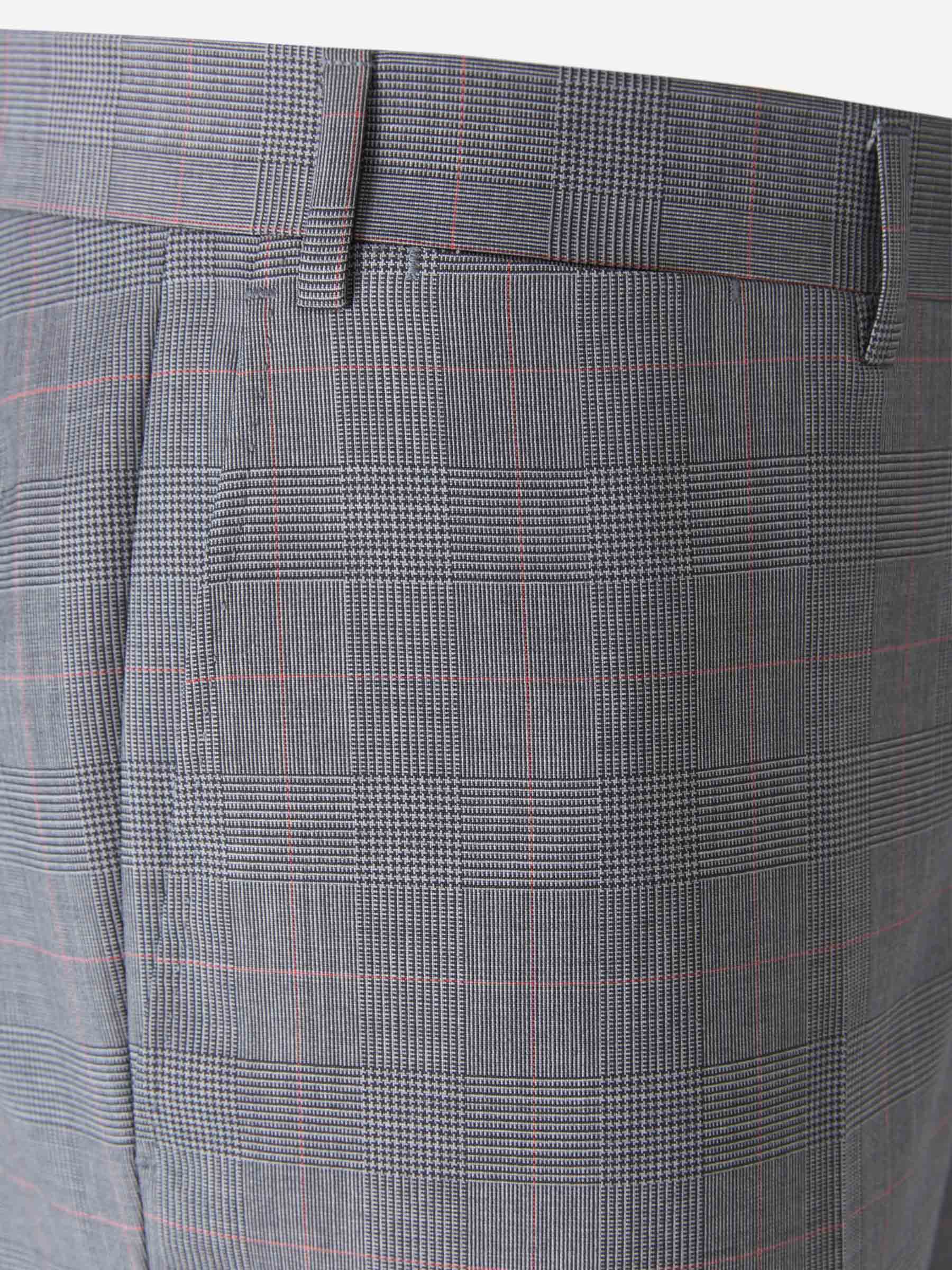 Canali Traje Príncipe De Gales color Gris Claro sku 312-002649 01 - Foto 7