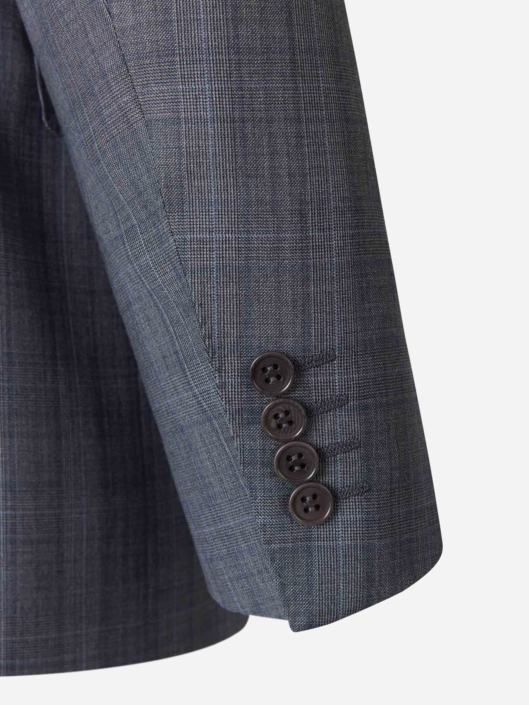 Outlet online Canali Hombre Traje Cuadros Lana color Gris Carbón sku 312-002650 01 - Foto 5