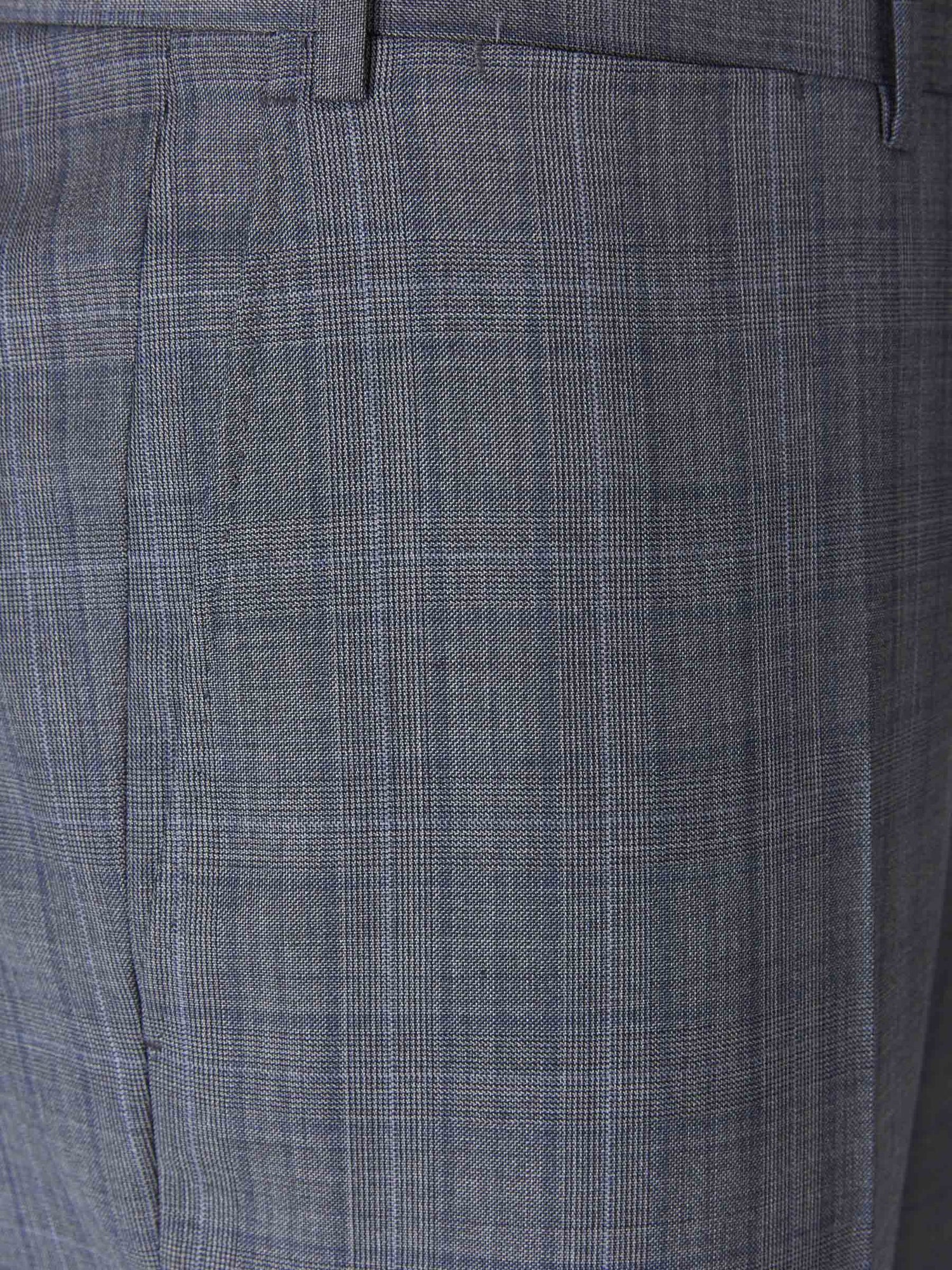 Outlet online Canali Hombre Traje Cuadros Lana color Gris Carbón sku 312-002650 01 - Foto 8