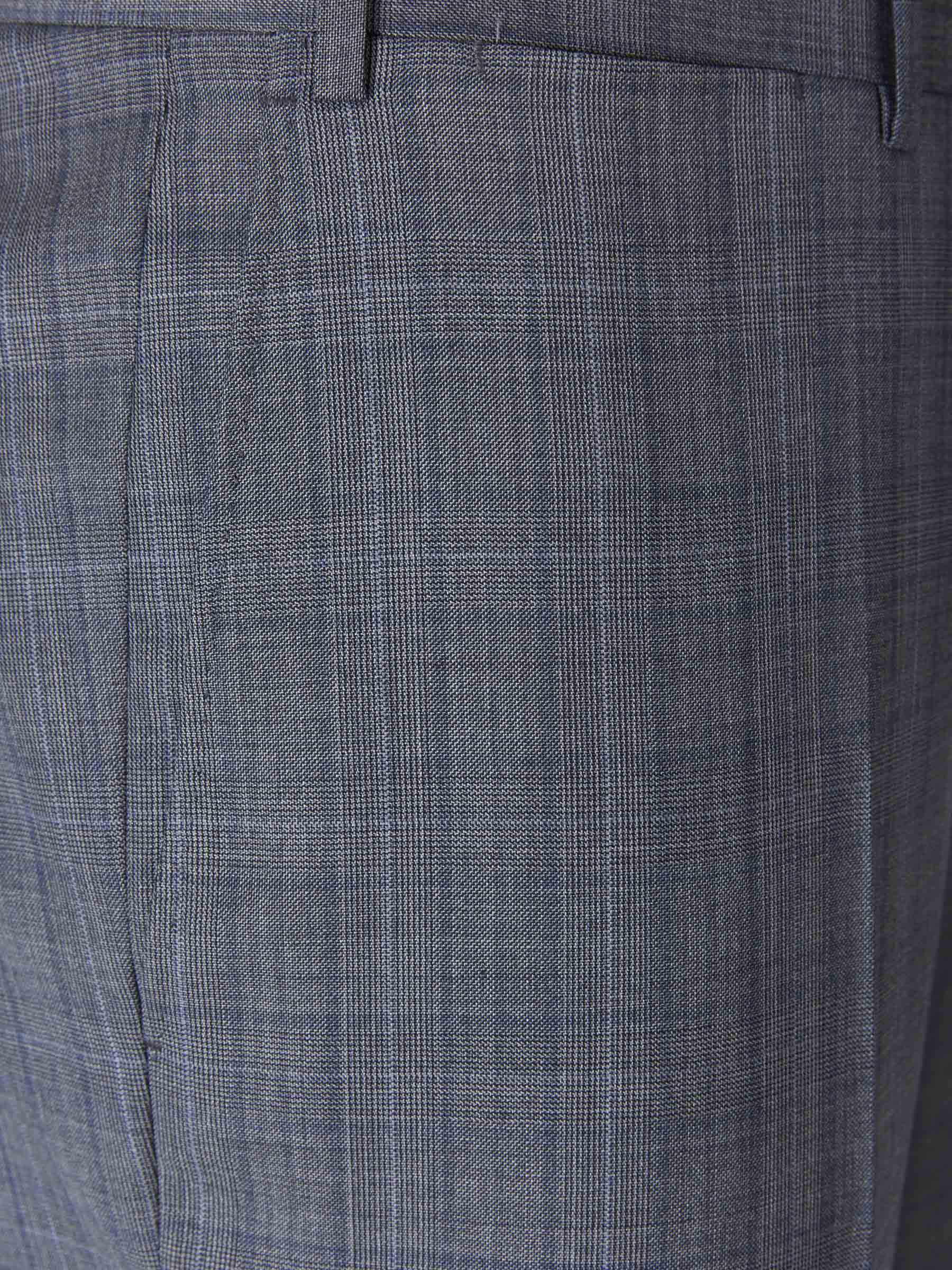 Outlet online Canali Hombre Traje Cuadros Lana color Gris Carbón sku 312-002650 01 - Foto 8