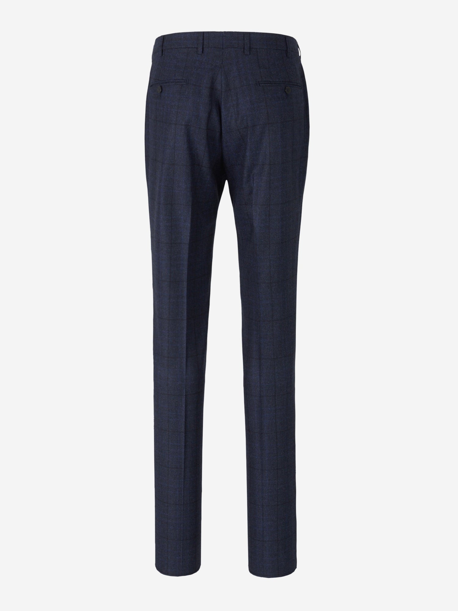 Outlet online Isaia Hombre Traje de Lana y Cashmere a Cuadros color Azul Noche sku 312-002680 01 - Foto 7