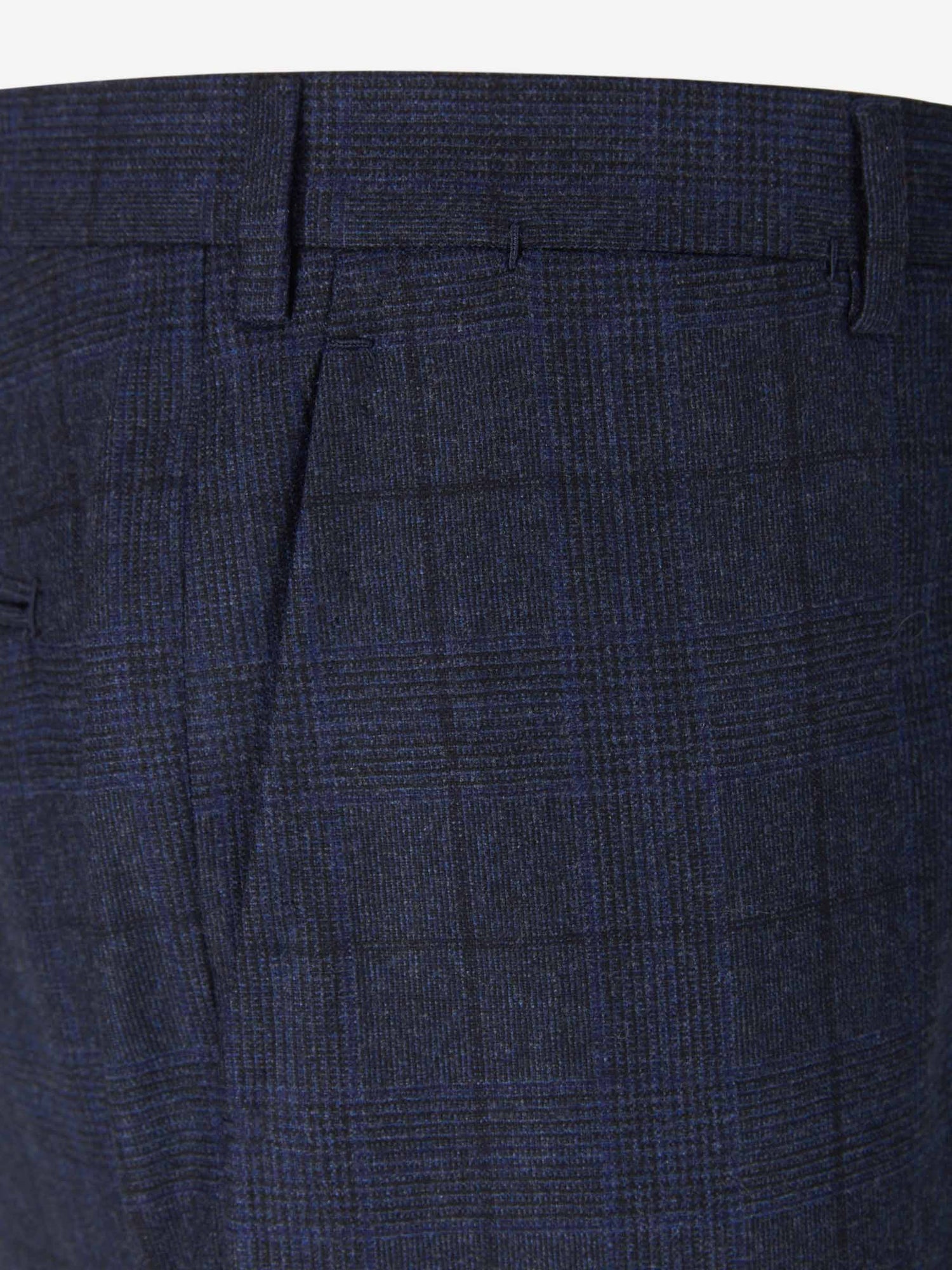 Outlet online Isaia Hombre Traje de Lana y Cashmere a Cuadros color Azul Noche sku 312-002680 01 - Foto 8