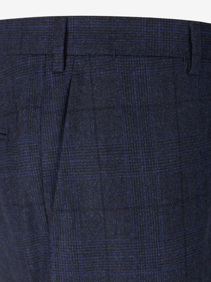 Outlet online Isaia Hombre Traje de Lana y Cashmere a Cuadros color Azul Noche sku 312-002680 01 - Foto 8