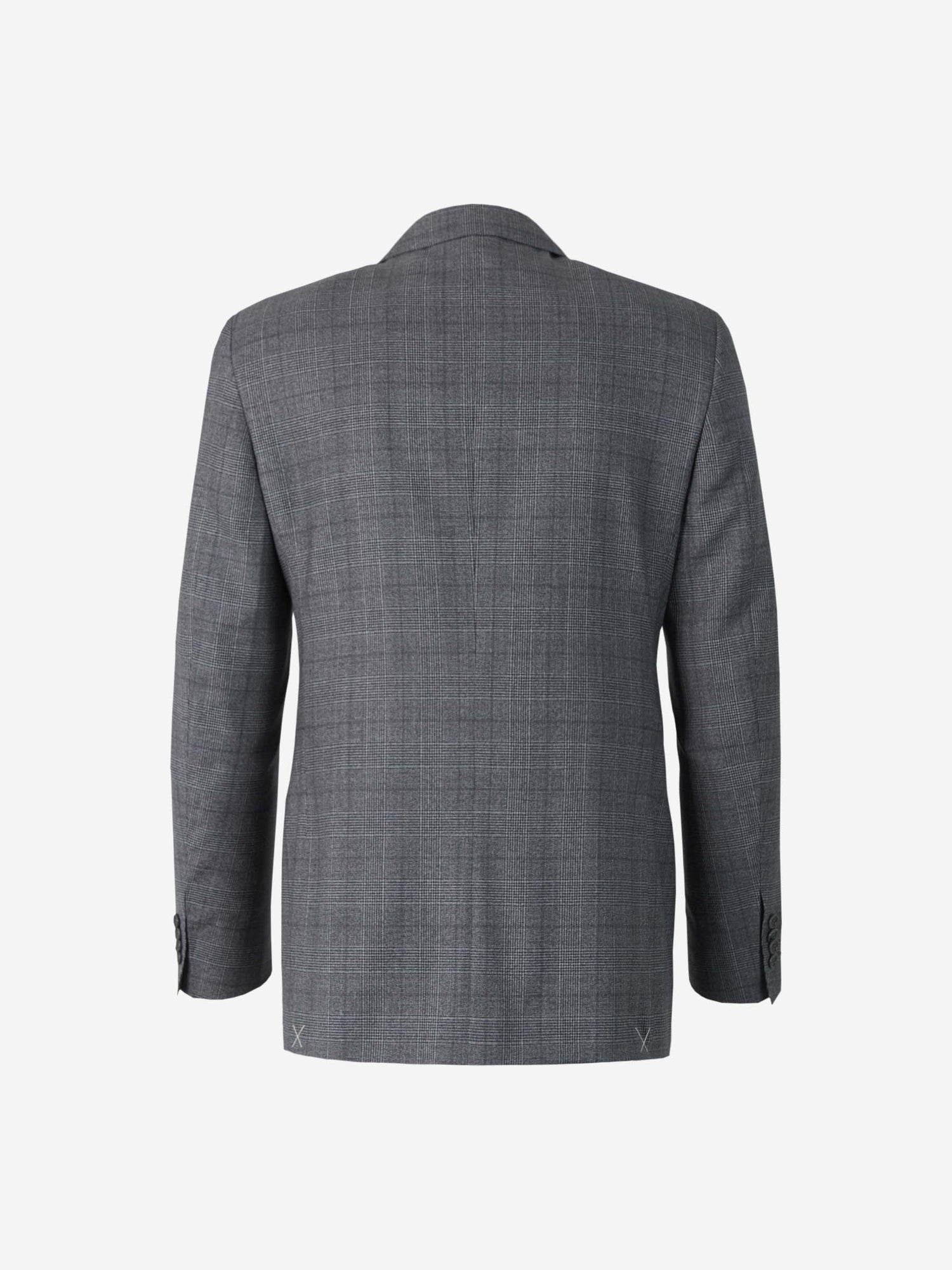 Canali Traje Motivo Príncipe Gales color Gris Piedra sku 312-002684 01 - Foto 2