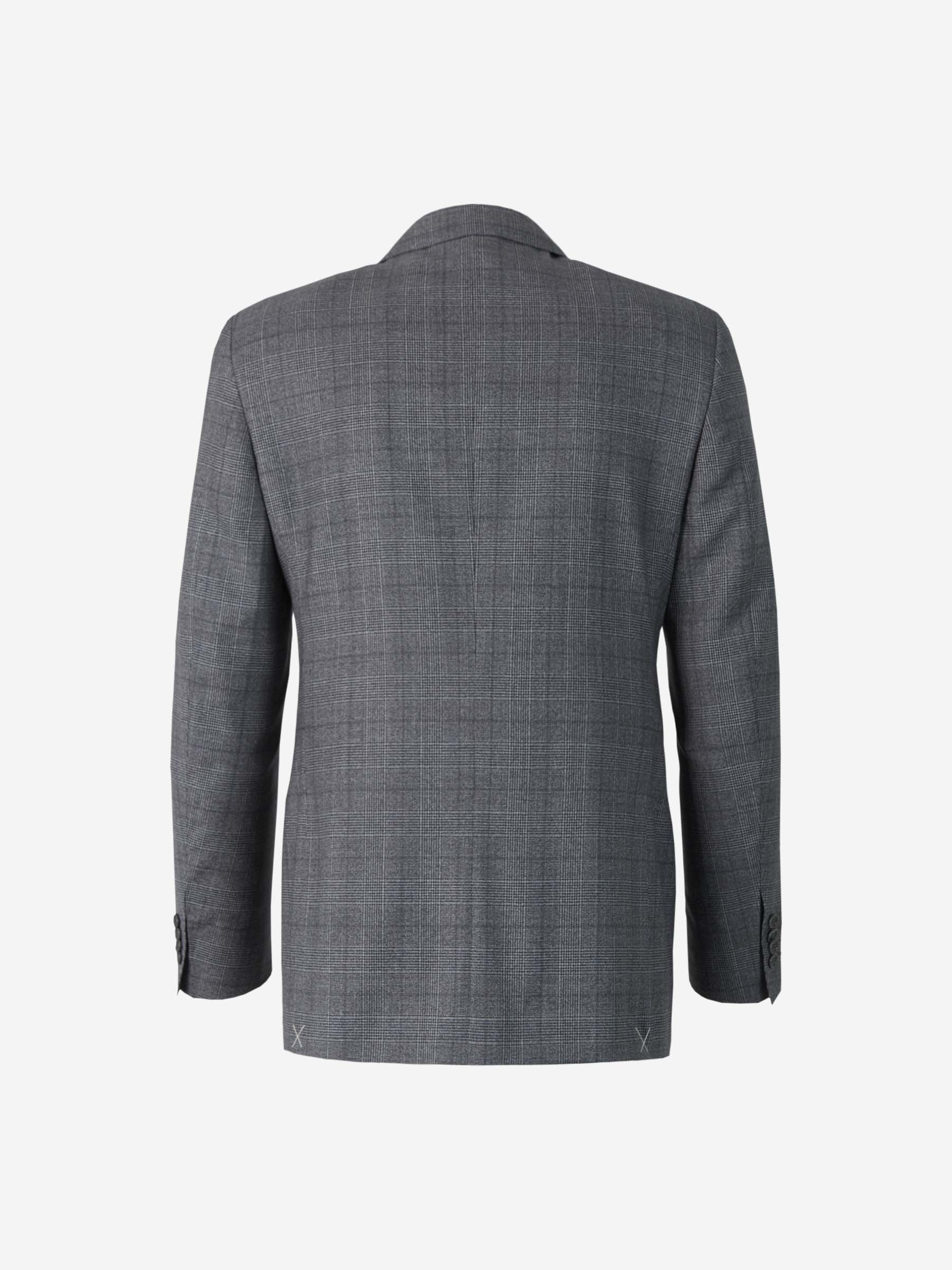 Canali Traje Motivo Príncipe Gales color Gris Piedra sku 312-002684 01 - Foto 2