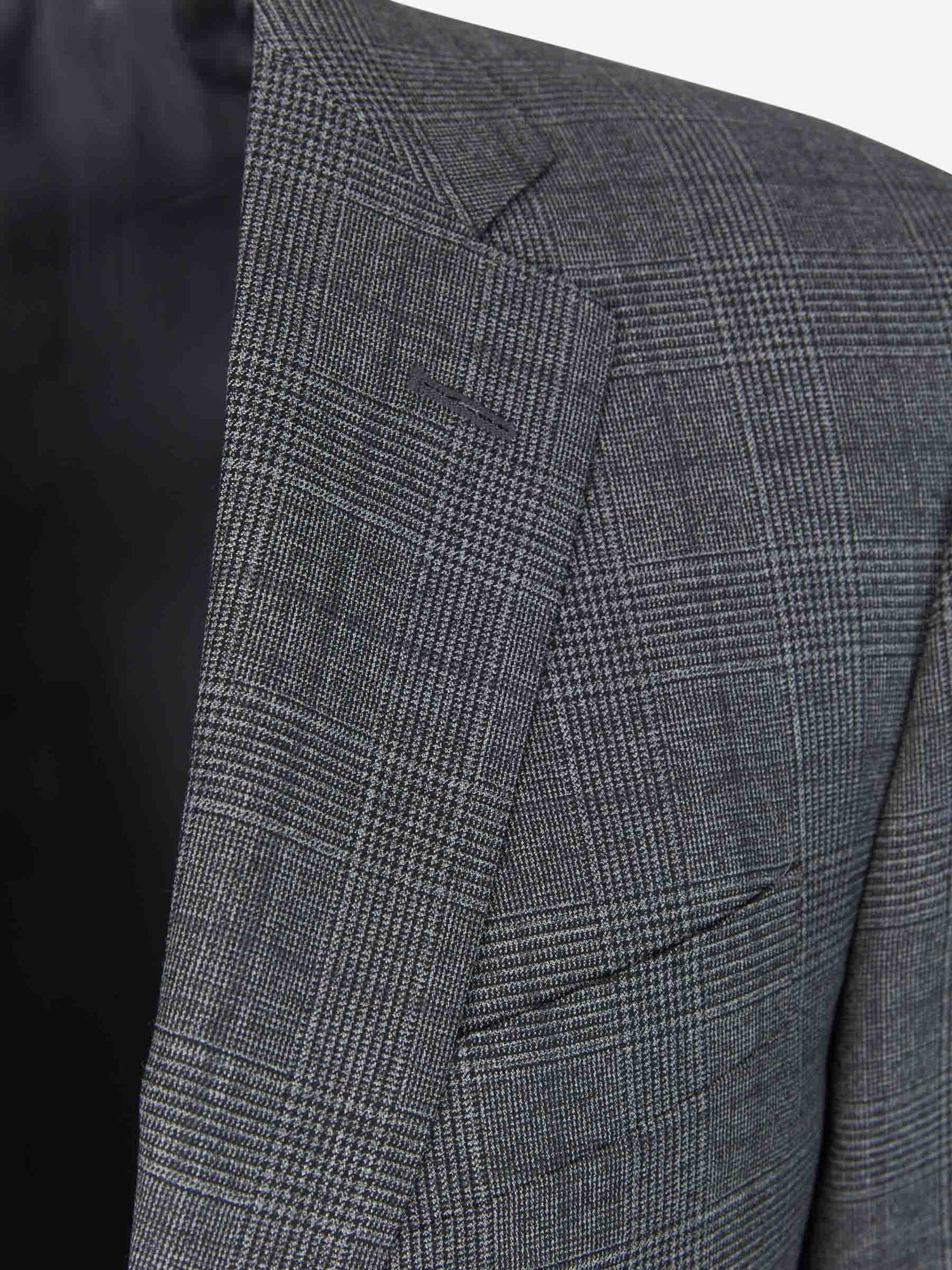 Canali Traje Motivo Príncipe Gales color Gris Piedra sku 312-002684 01 - Foto 3