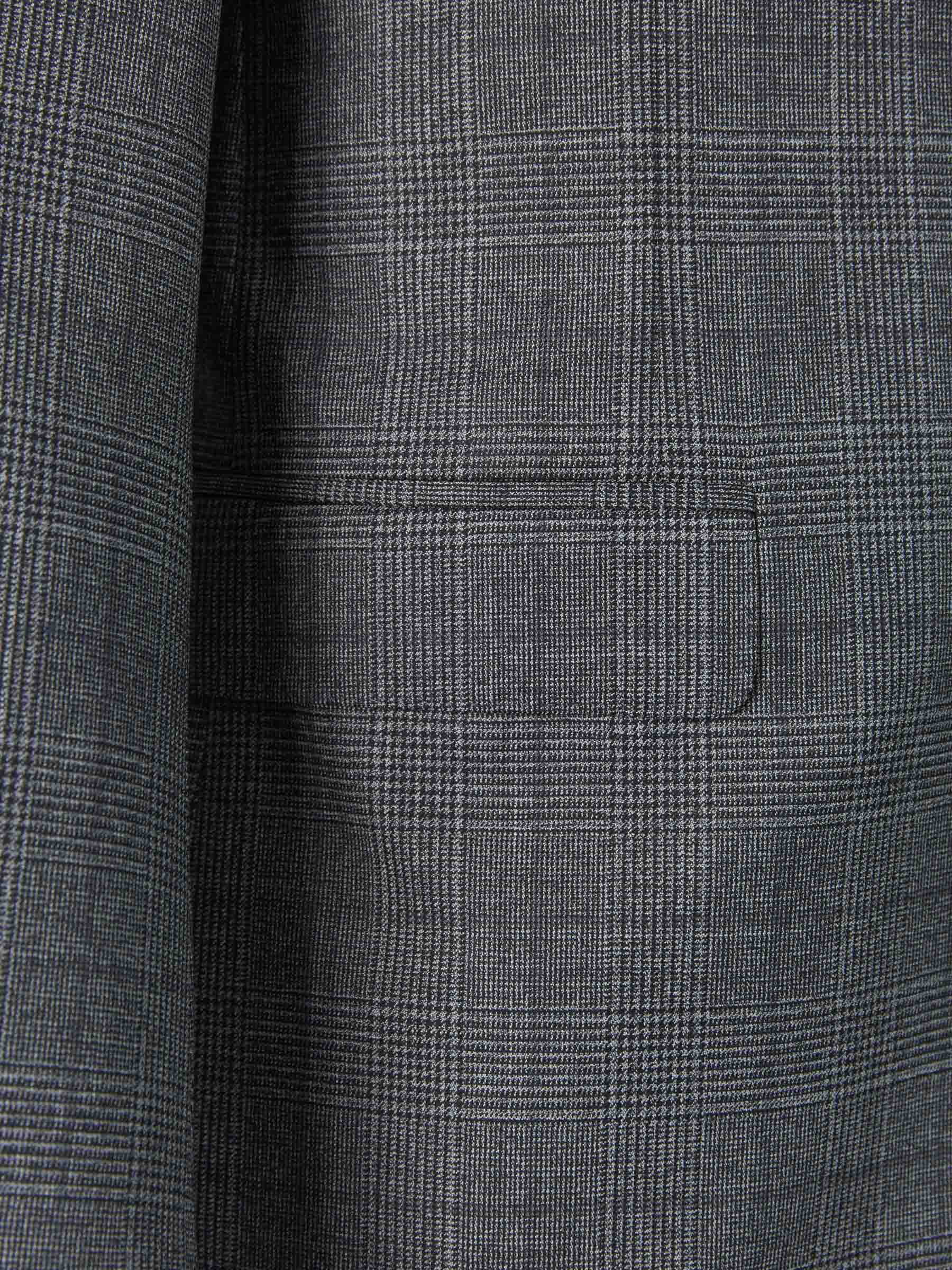 Canali Traje Motivo Príncipe Gales color Gris Piedra sku 312-002684 01 - Foto 4