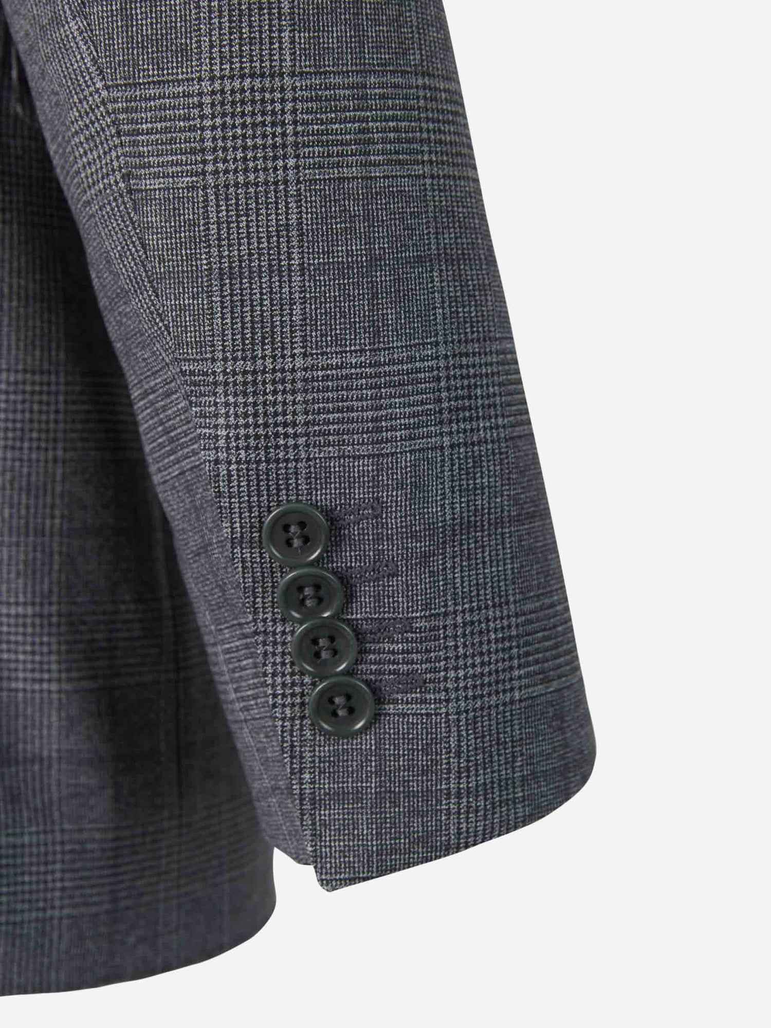 Canali Traje Motivo Príncipe Gales color Gris Piedra sku 312-002684 01 - Foto 5