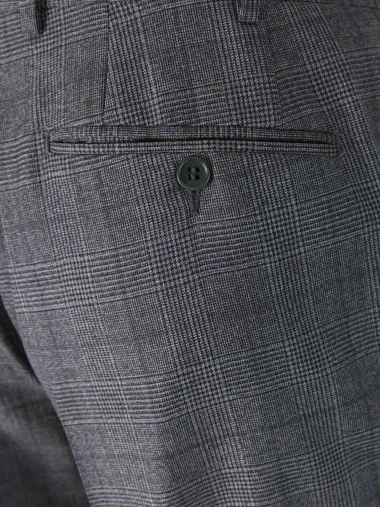 Canali Traje Motivo Príncipe Gales color Gris Piedra sku 312-002684 01 - Foto 9