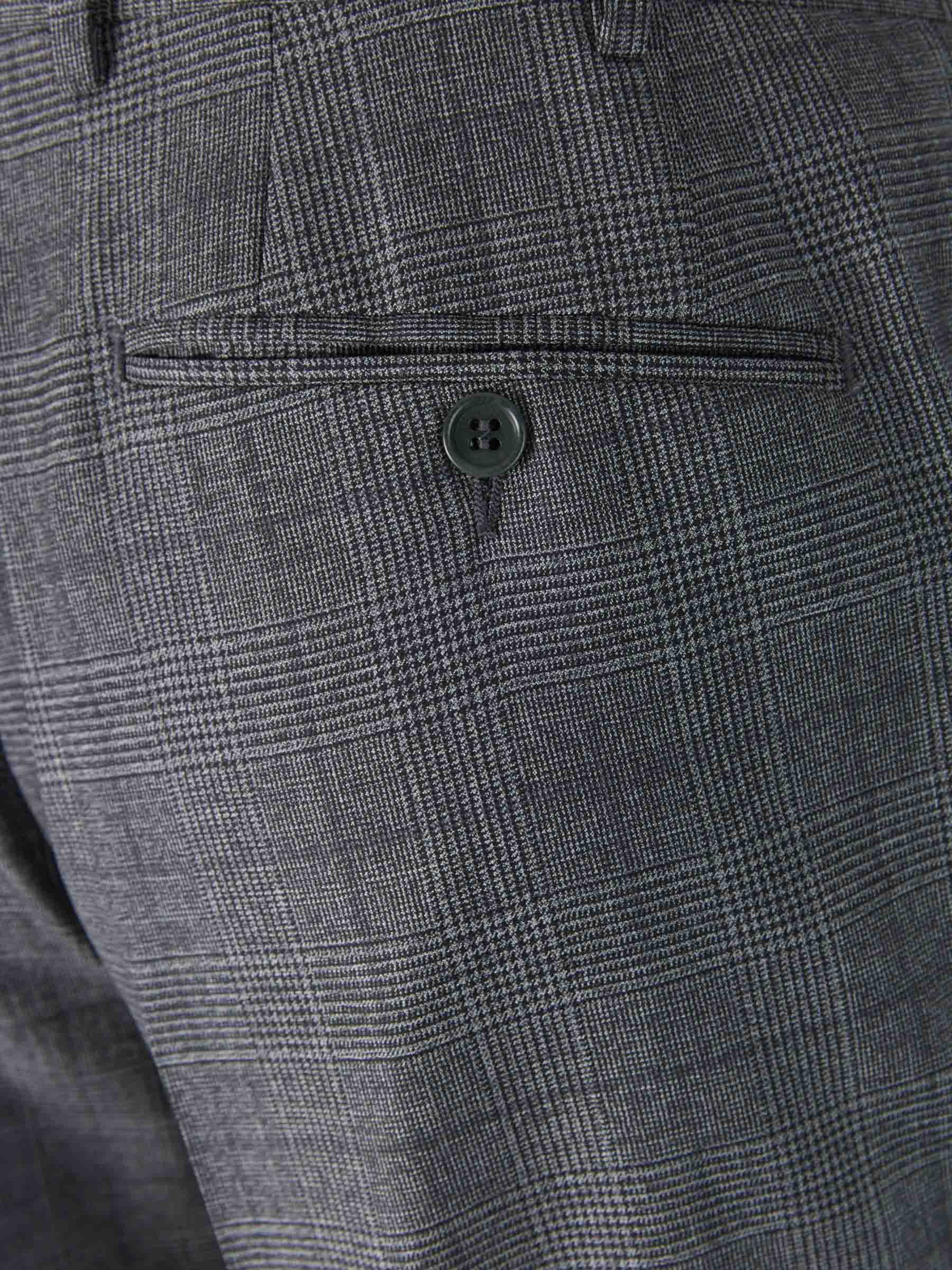 Canali Traje Motivo Príncipe Gales color Gris Piedra sku 312-002684 01 - Foto 9