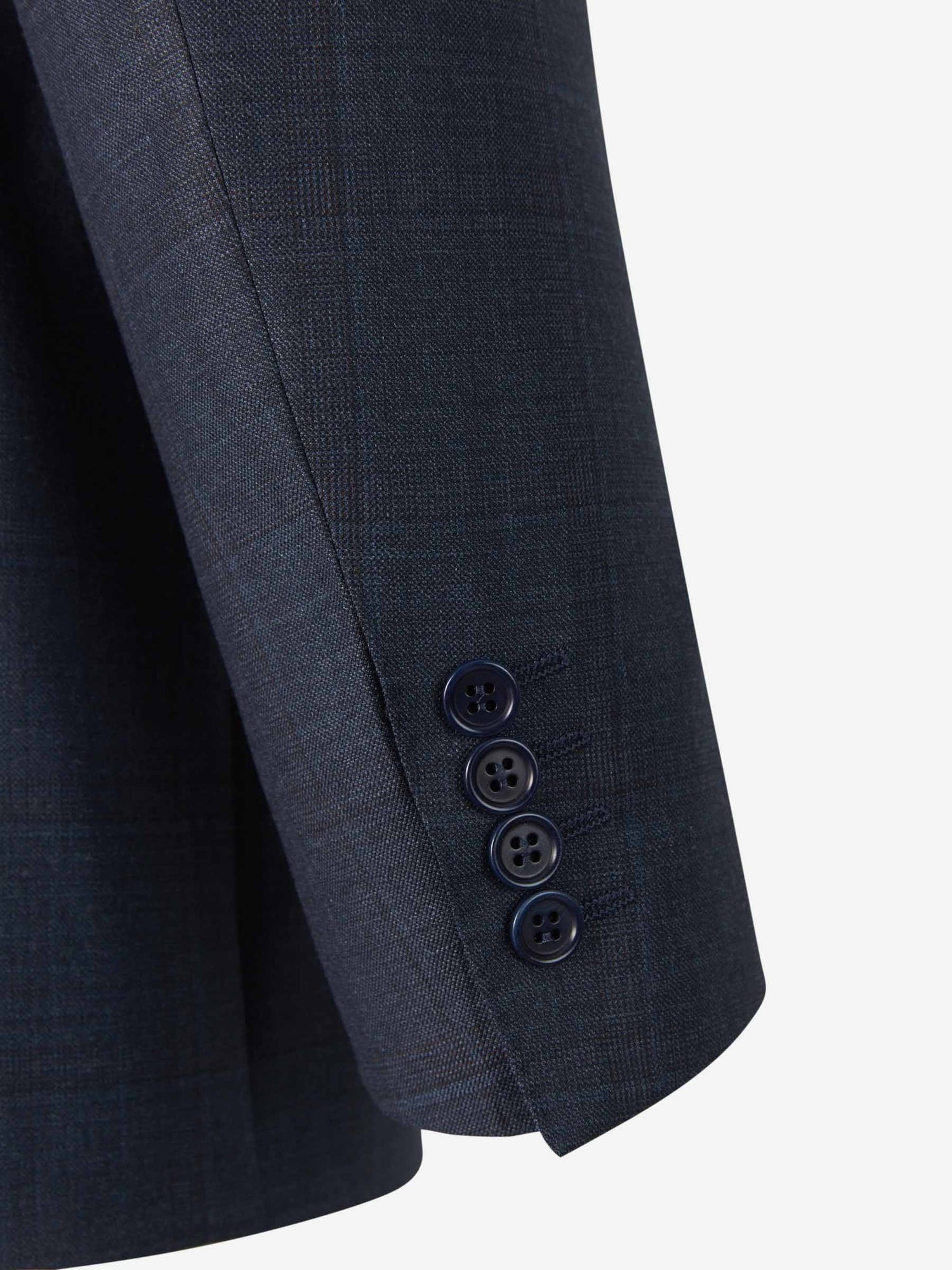 Canali Traje Motivo Cuadros color Azul Noche sku 312-002690 01 - Foto 5