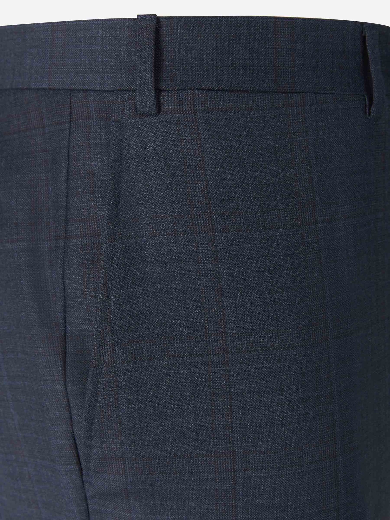 Canali Traje Motivo Cuadros color Azul Noche sku 312-002690 01 - Foto 8