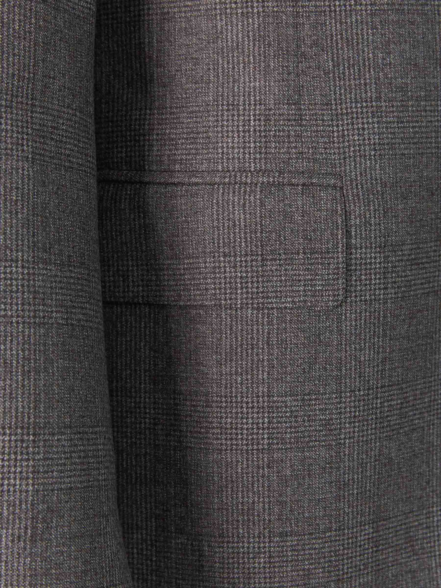 Canali Traje Motivo Príncipe Gales color Topo sku 312-002692 01 - Foto 4