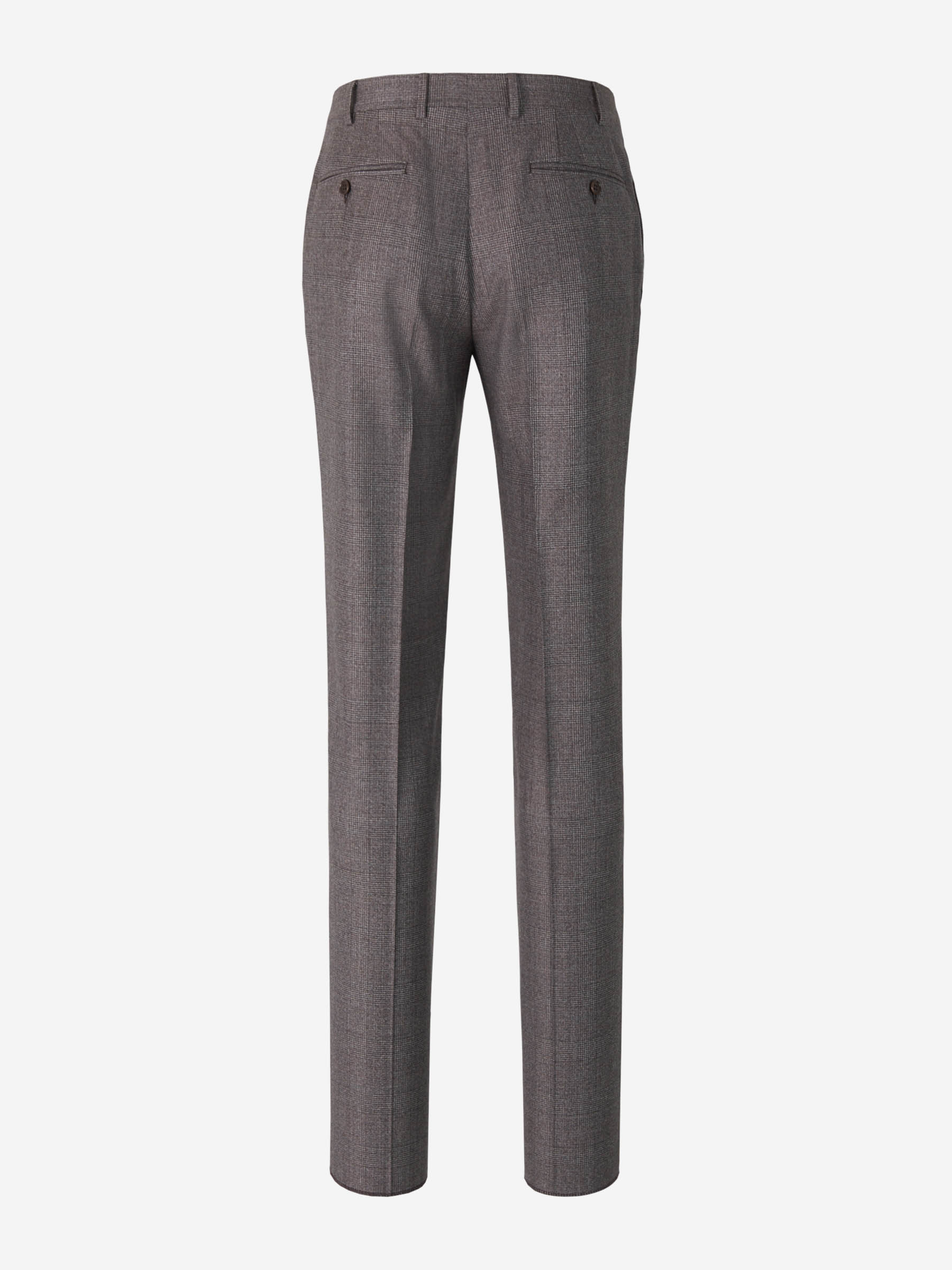 Canali Traje Motivo Príncipe Gales color Topo sku 312-002692 01 - Foto 7