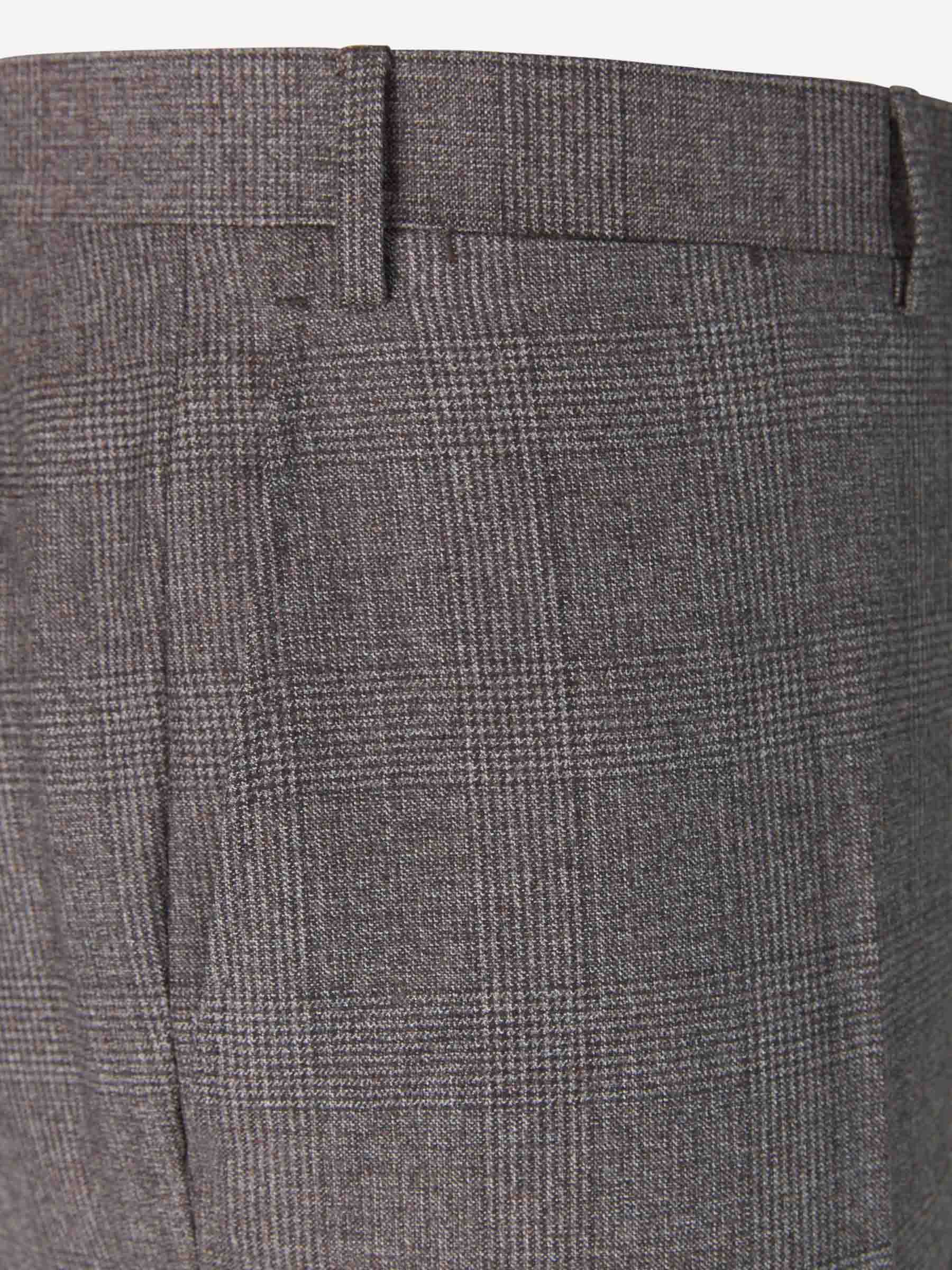 Canali Traje Motivo Príncipe Gales color Topo sku 312-002692 01 - Foto 8