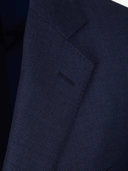 Outlet online Santa Eulalia Hombre Traje Liso Lana color Azul Noche sku 312-002700 01 - Foto 3