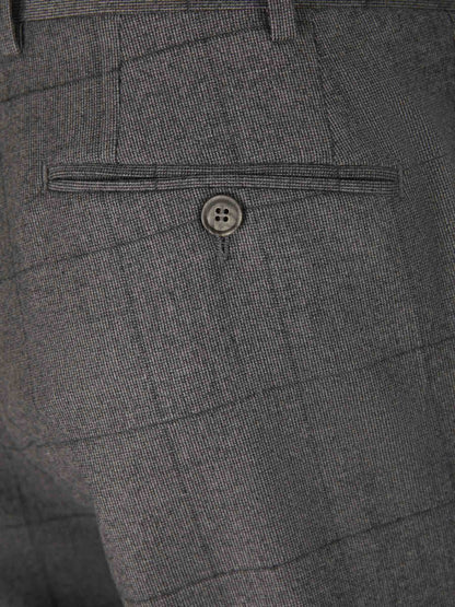 Canali Traje Motivo Cuadro color Gris Piedra sku 312-002711 01 - Foto 8