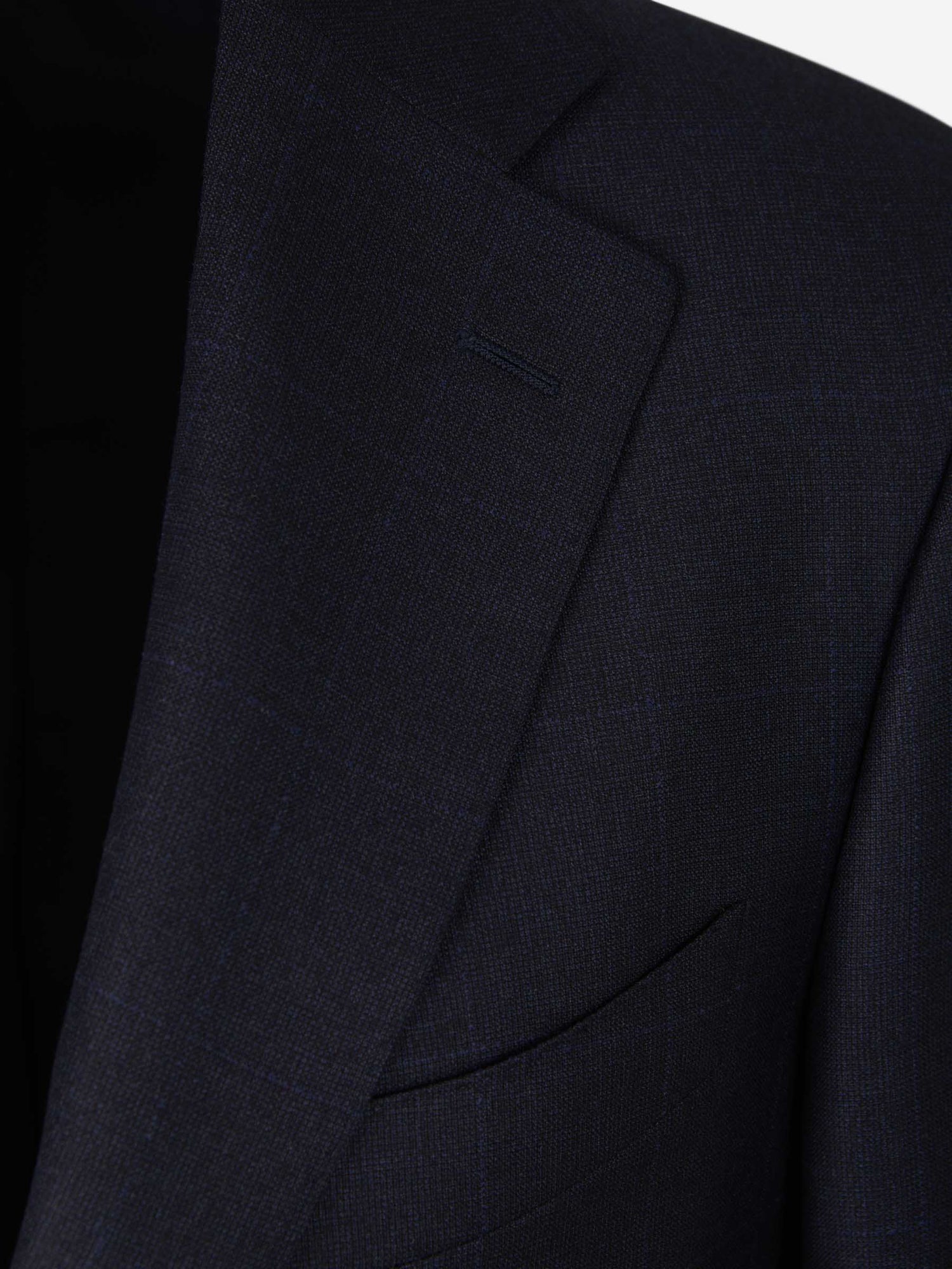 Canali Traje Motivo Cuadros Lana color Gris Oscuro sku 312-002712 01 - Foto 3