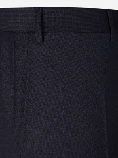 Canali Traje Motivo Cuadros Lana color Gris Oscuro sku 312-002712 01 - Foto 7